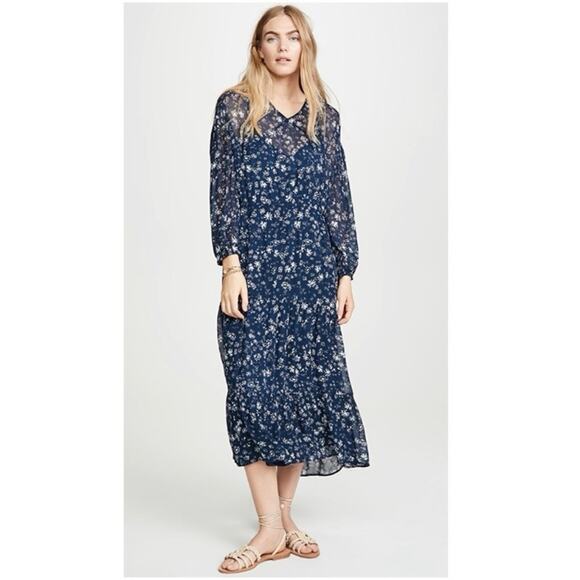 Free People Wildflower Floral Midi - Picture 1 of 6